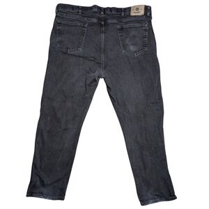 Wrangler Black 44 X 30 Cotton Denim Straight Jeans Big & Tall  Everyday Casual